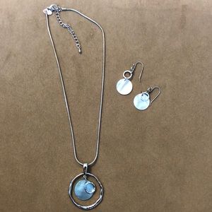 Matching Lia Sophia necklace and earrings
